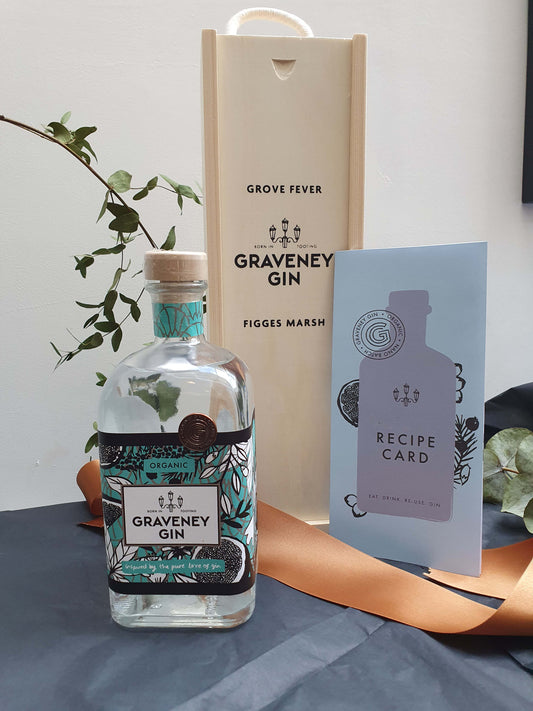 Wooden Crate Gift Box with Gin