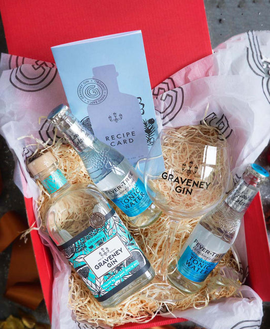 Large Gift Hamper with Gin and branded glass
